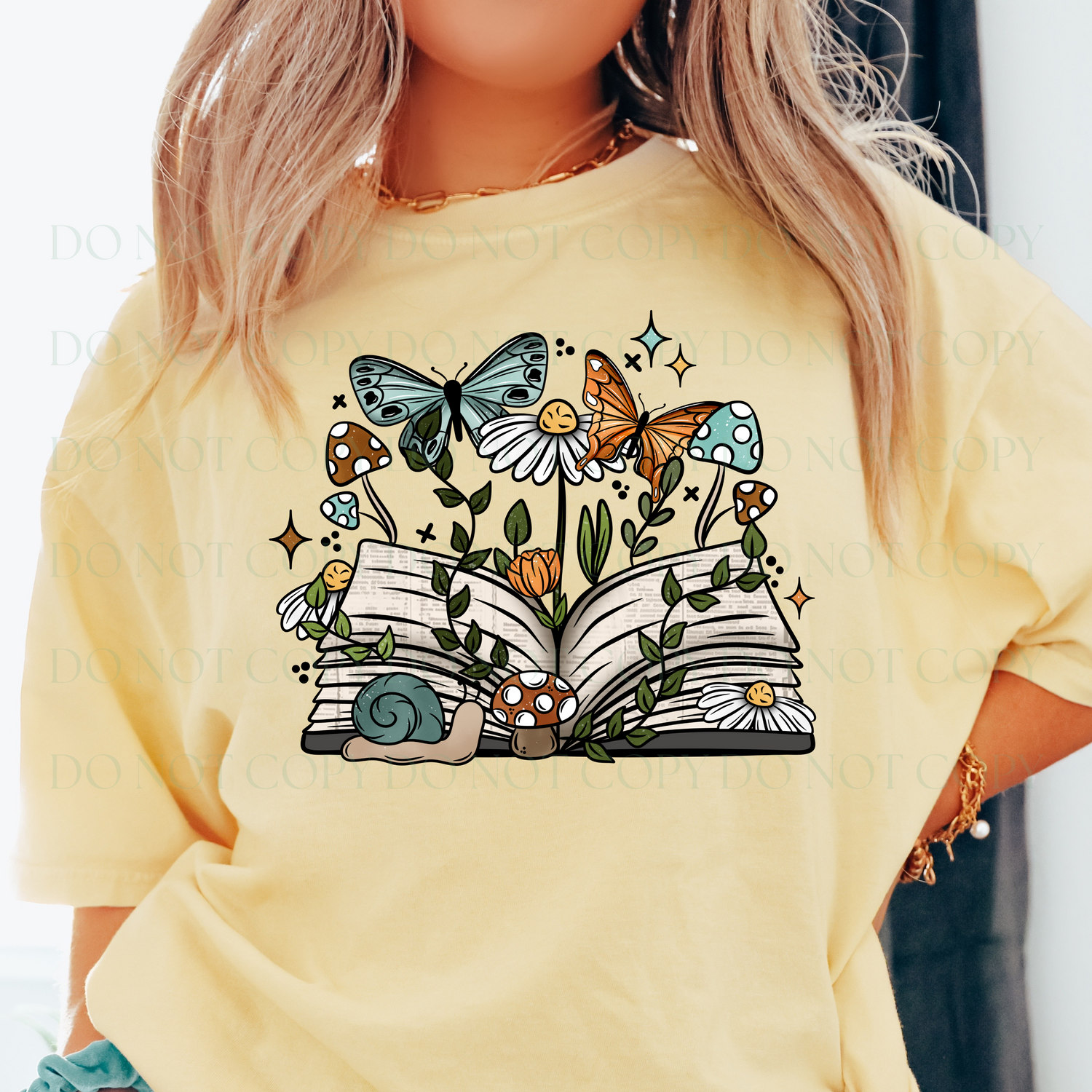 OPEN BOOK FLORAL TEE