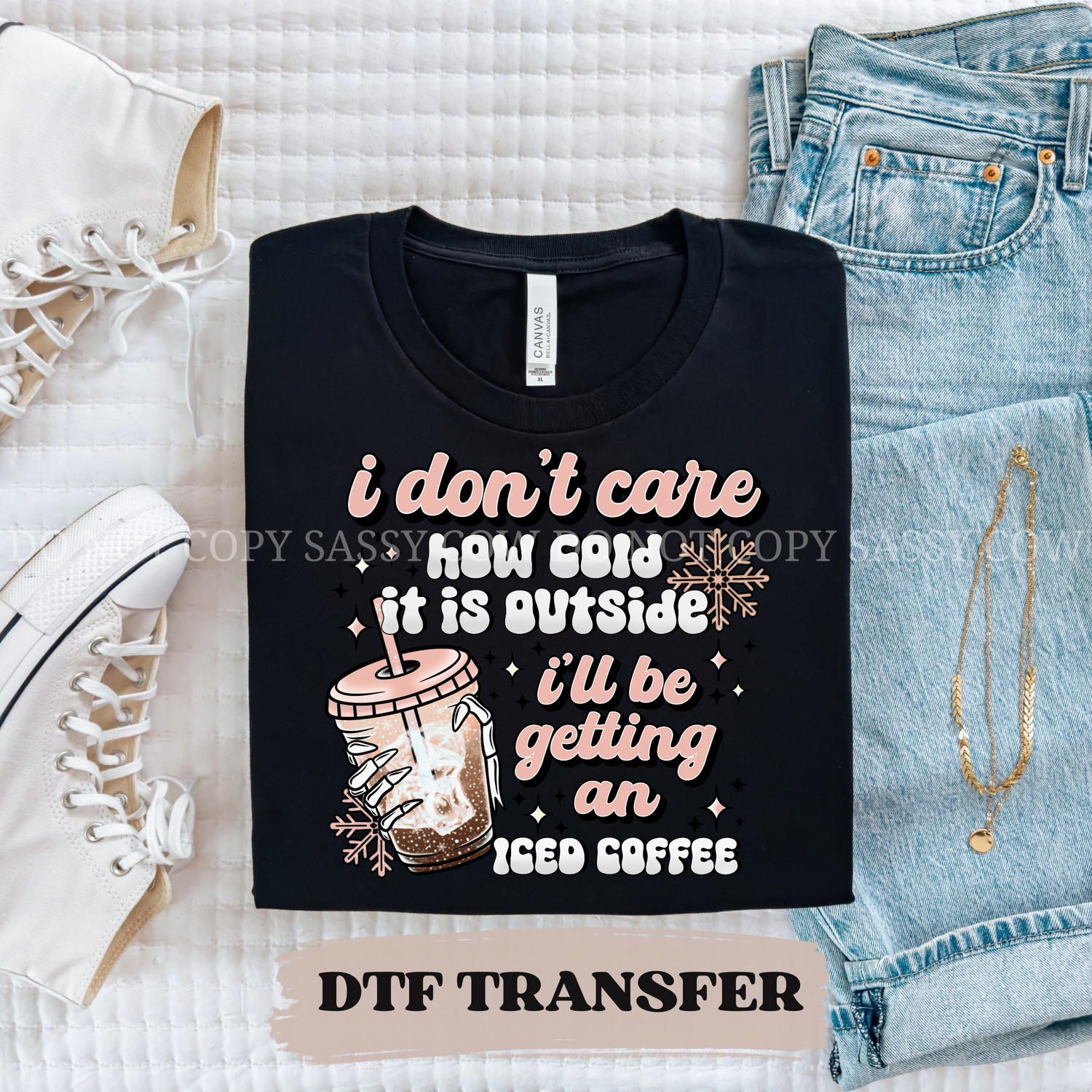 **IDC ICED COFFEE  DTF Transfer 001