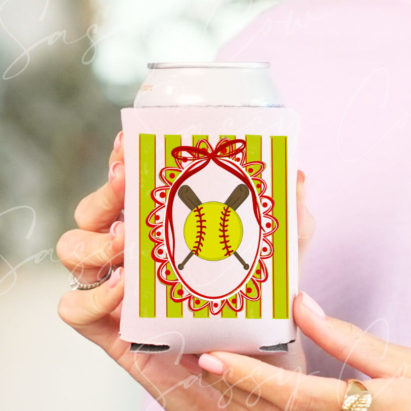 SOFTBALL FRAME - DTF COOZIE TRANSFER 011