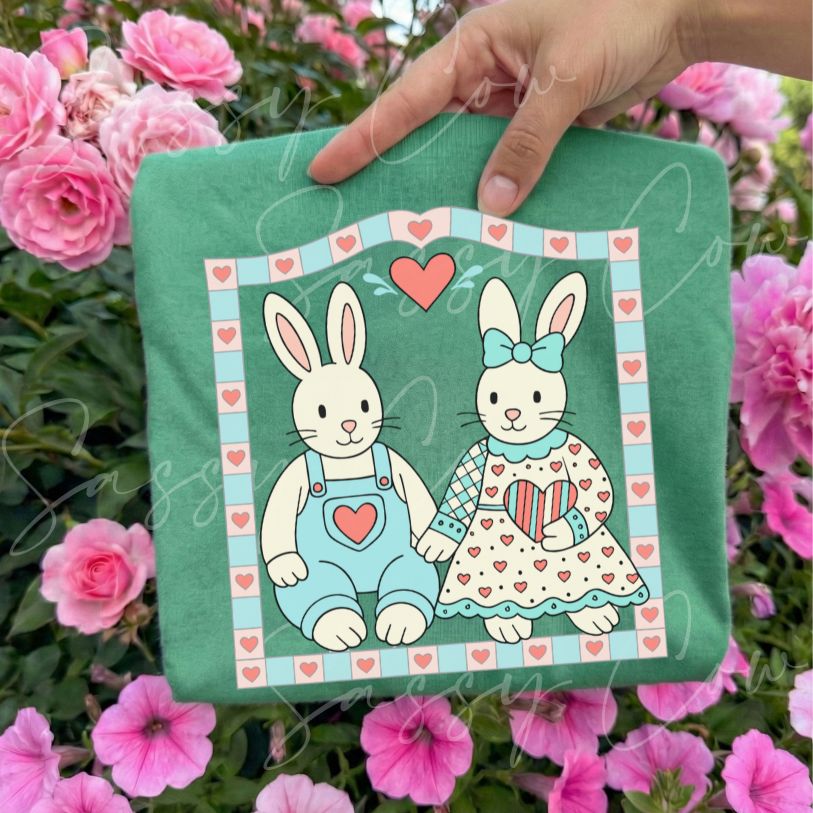COUNTRY LOVIN' RABBITS TEE - 006