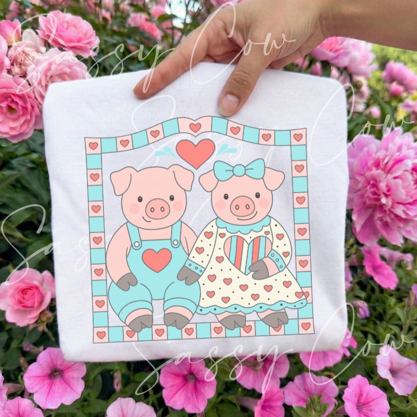 COUNTRY LOVIN' PIGS TEE - 005