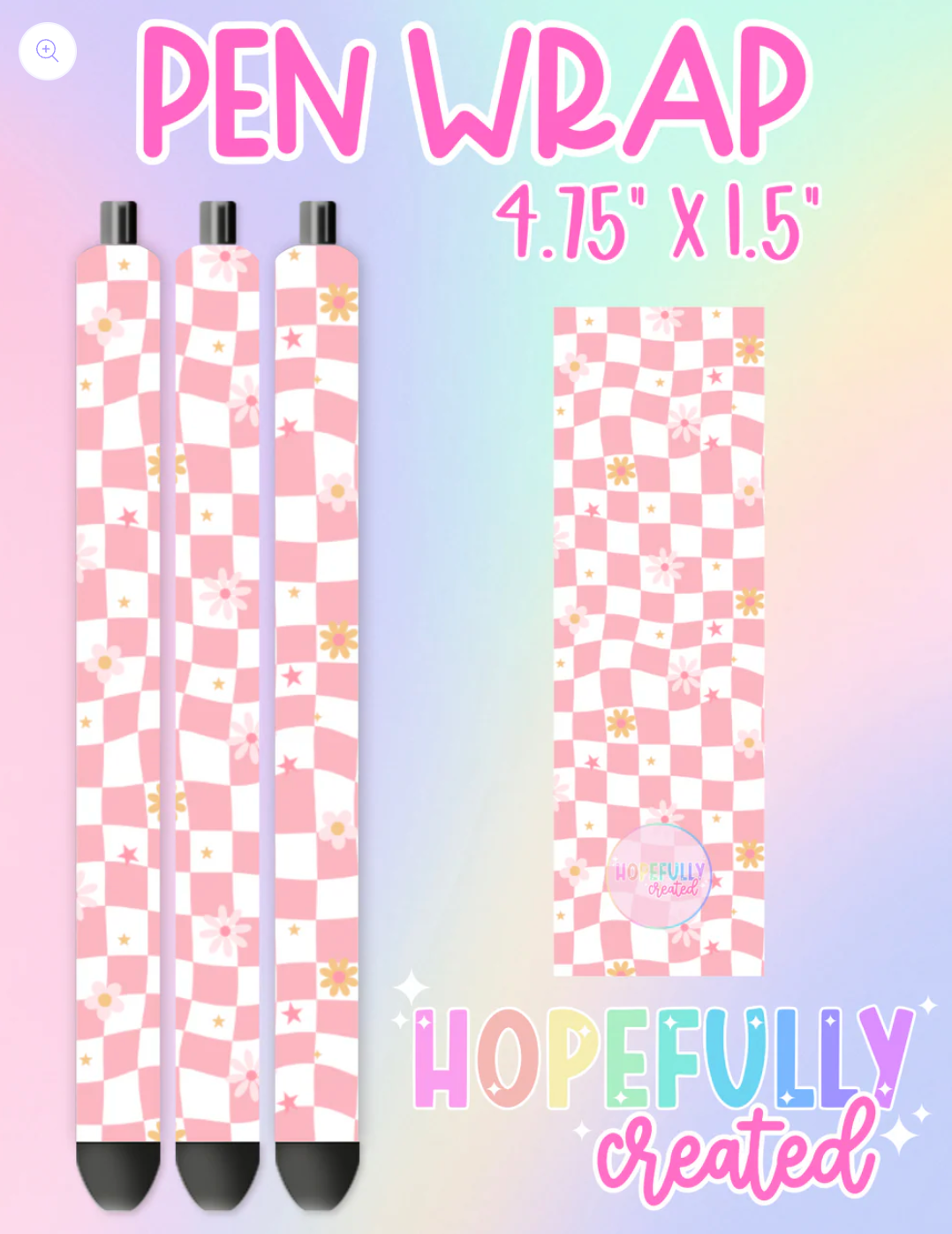 Floral Checker Vinyl Collection - 2265