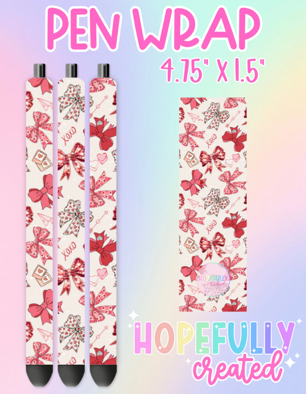 Valentine Bows Vinyl Collection -2225