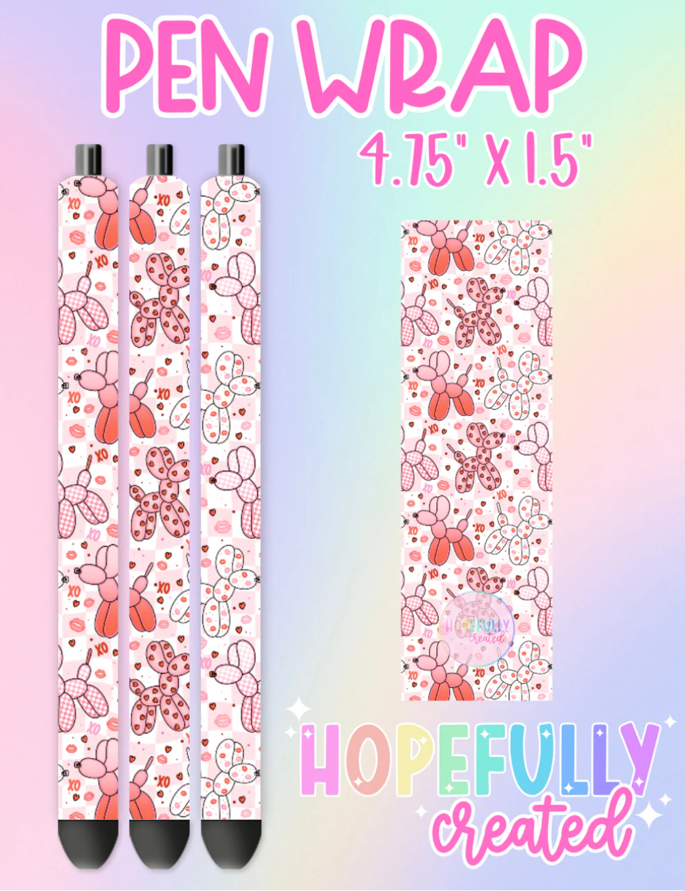 Valentine Balloon Dogs Vinyl Collection-2218