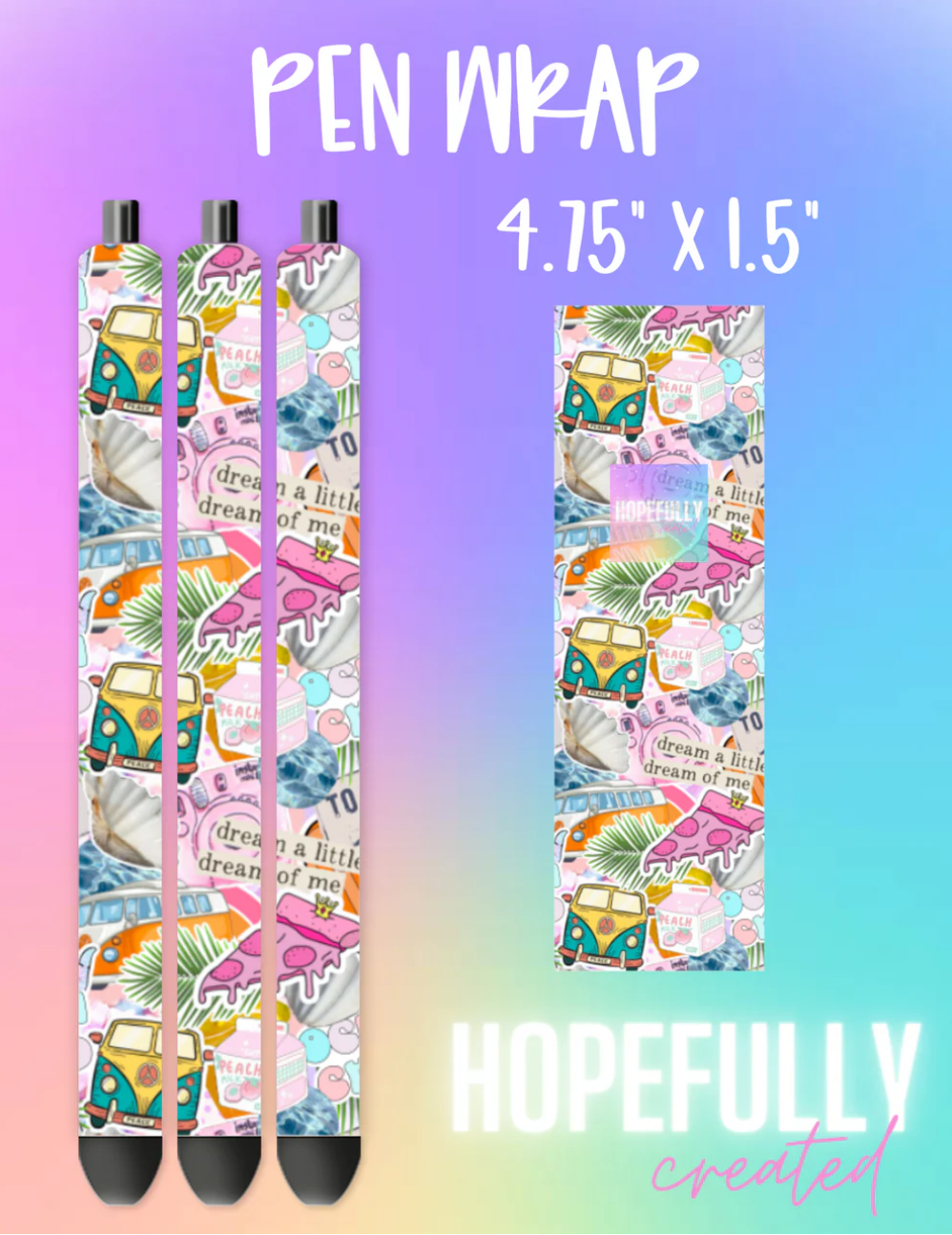 Summer Collage Vinyl Collection- 1166