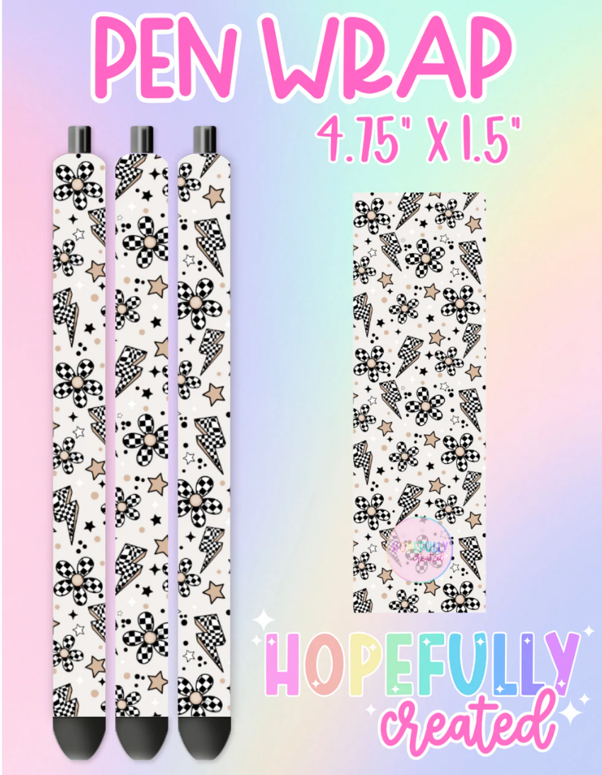 Checker Floral Vinyl Collection - 2366