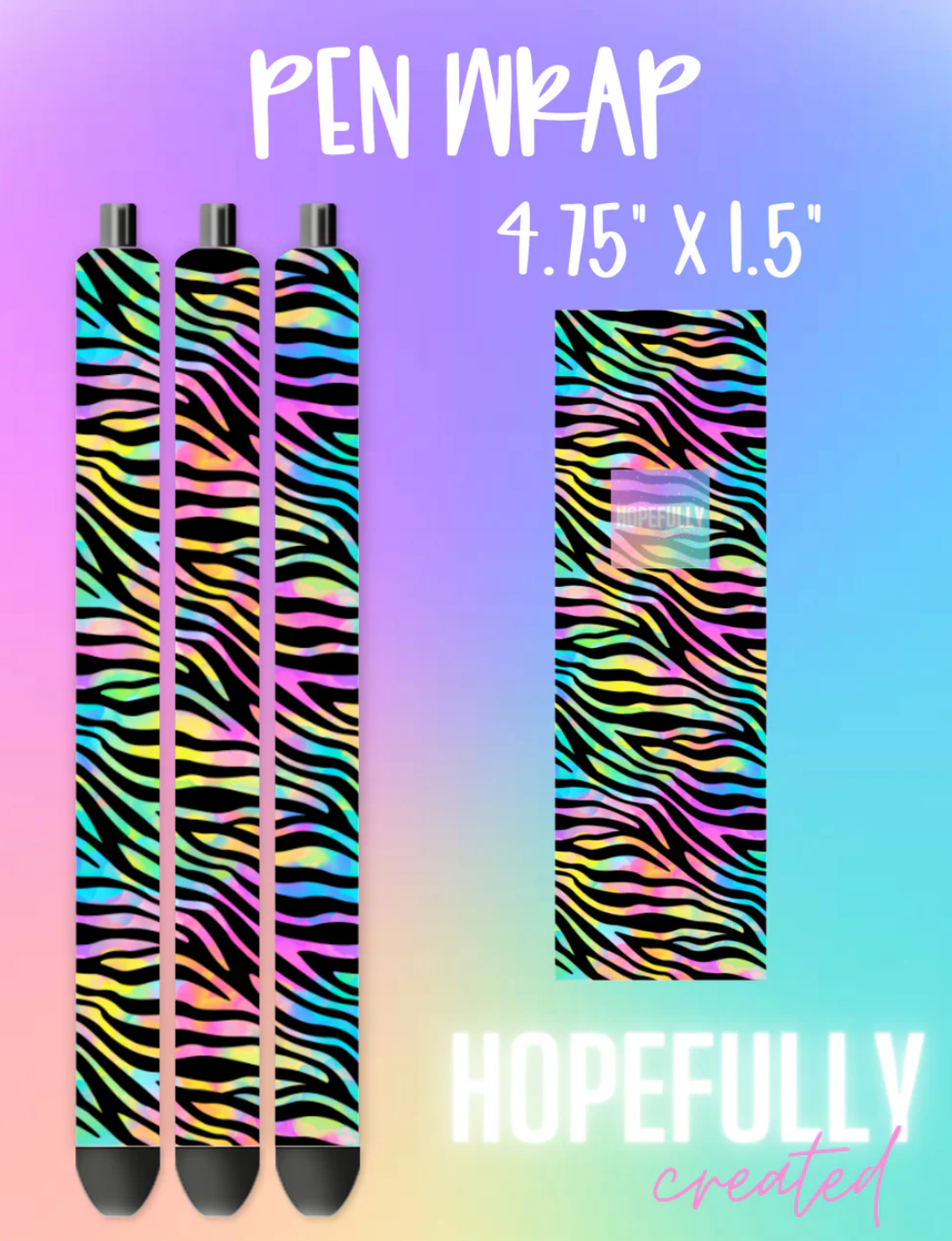 Rainbow Zebra Vinyl Collection - 984