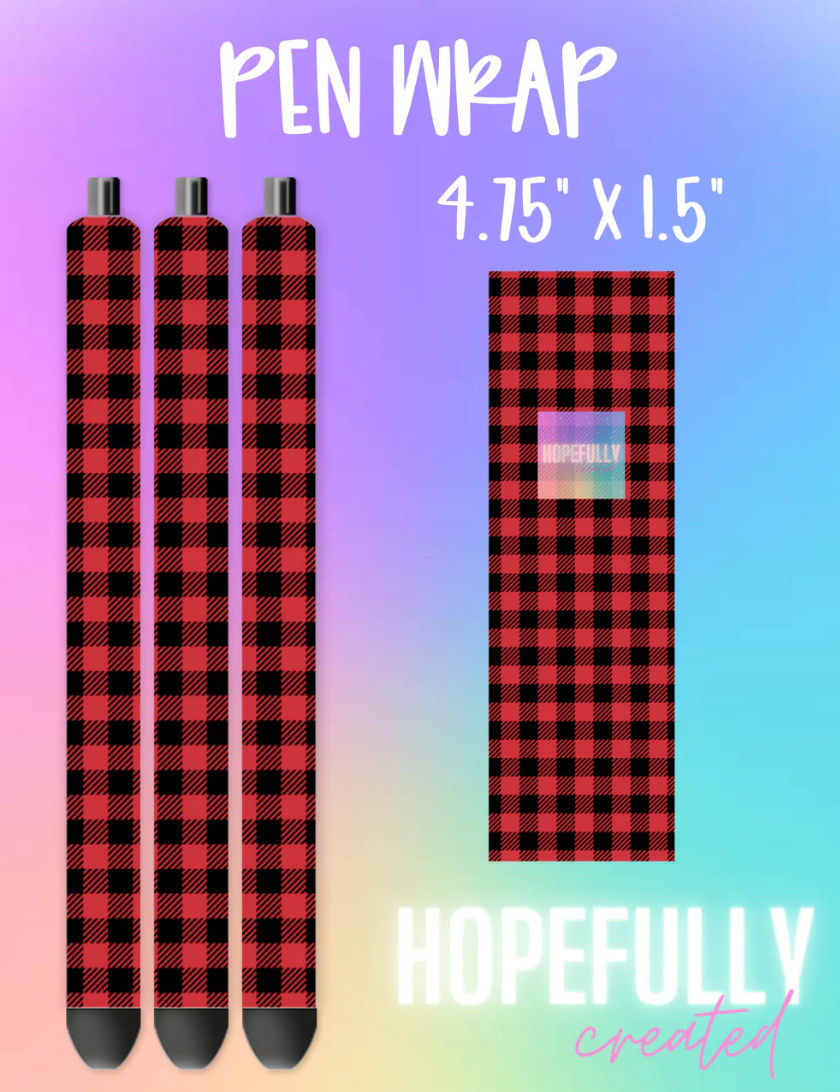 Red Plaid Vinyl Collection- 441