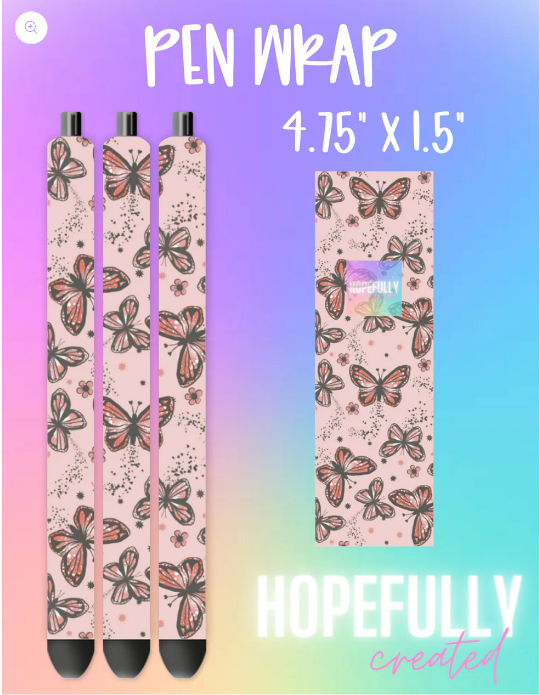 Pink Butterfly Vinyl Collection - 590