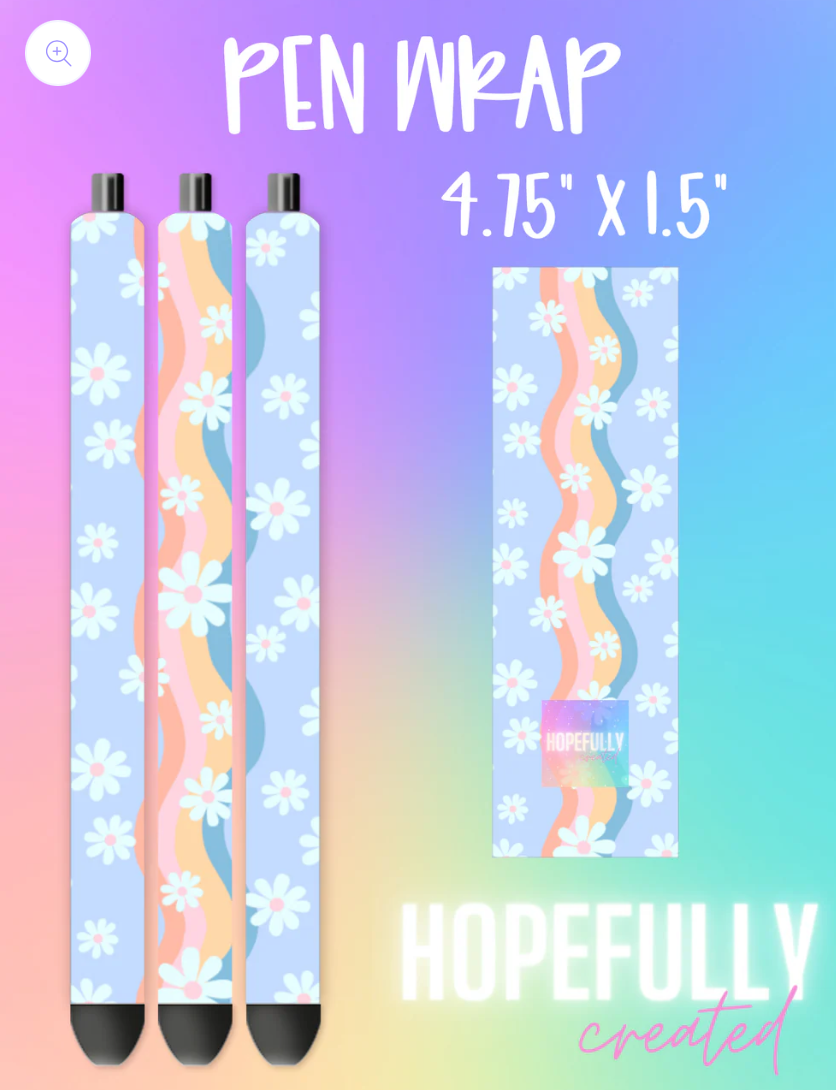 Wavy Flowers Vinyl Collection- 158