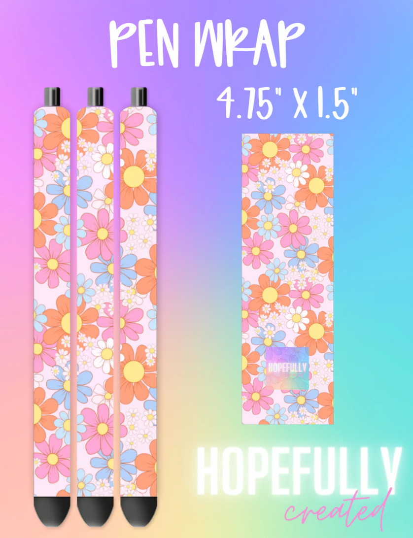Pastel Flowers Vinyl Collection- 78