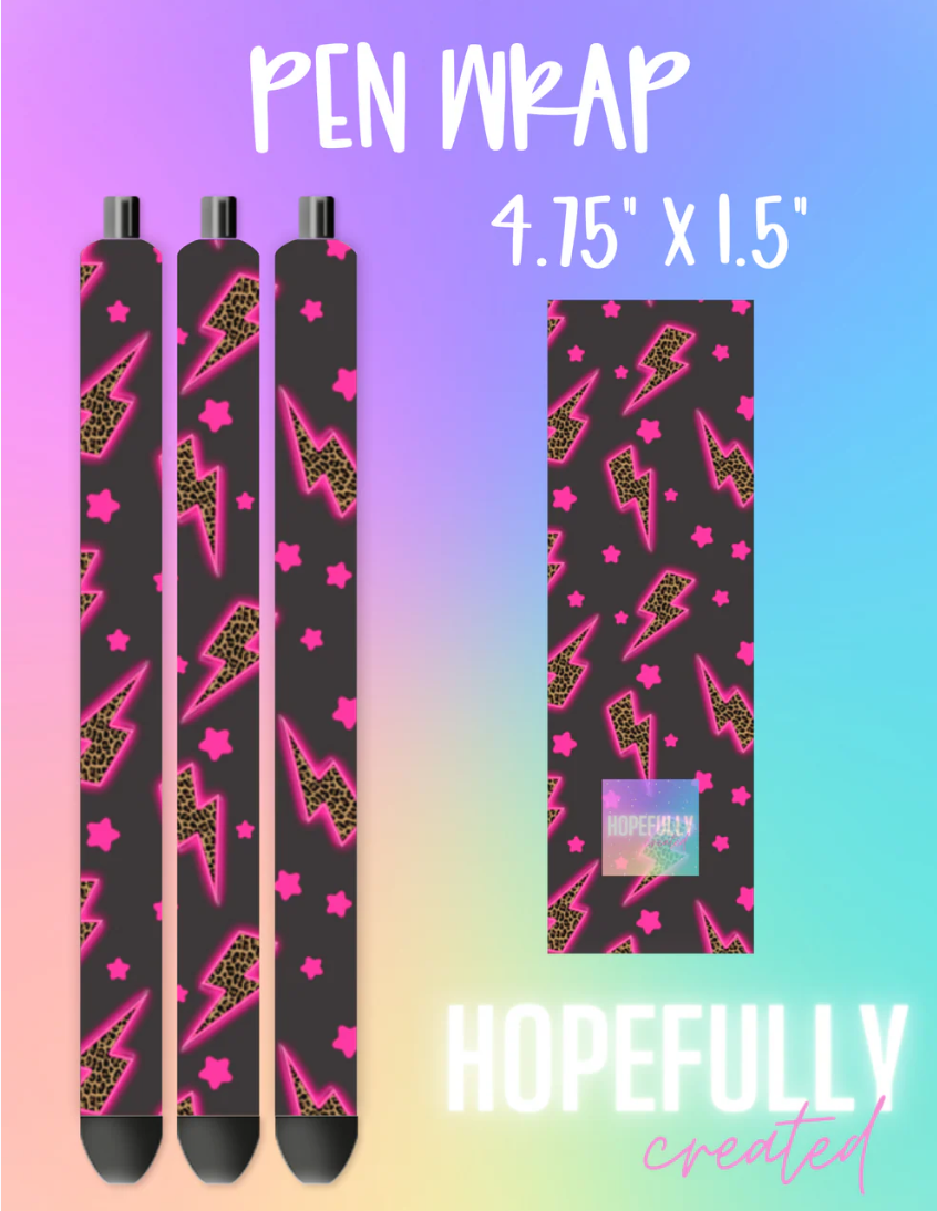 Neon Leopard Bolt Vinyl Collection-123