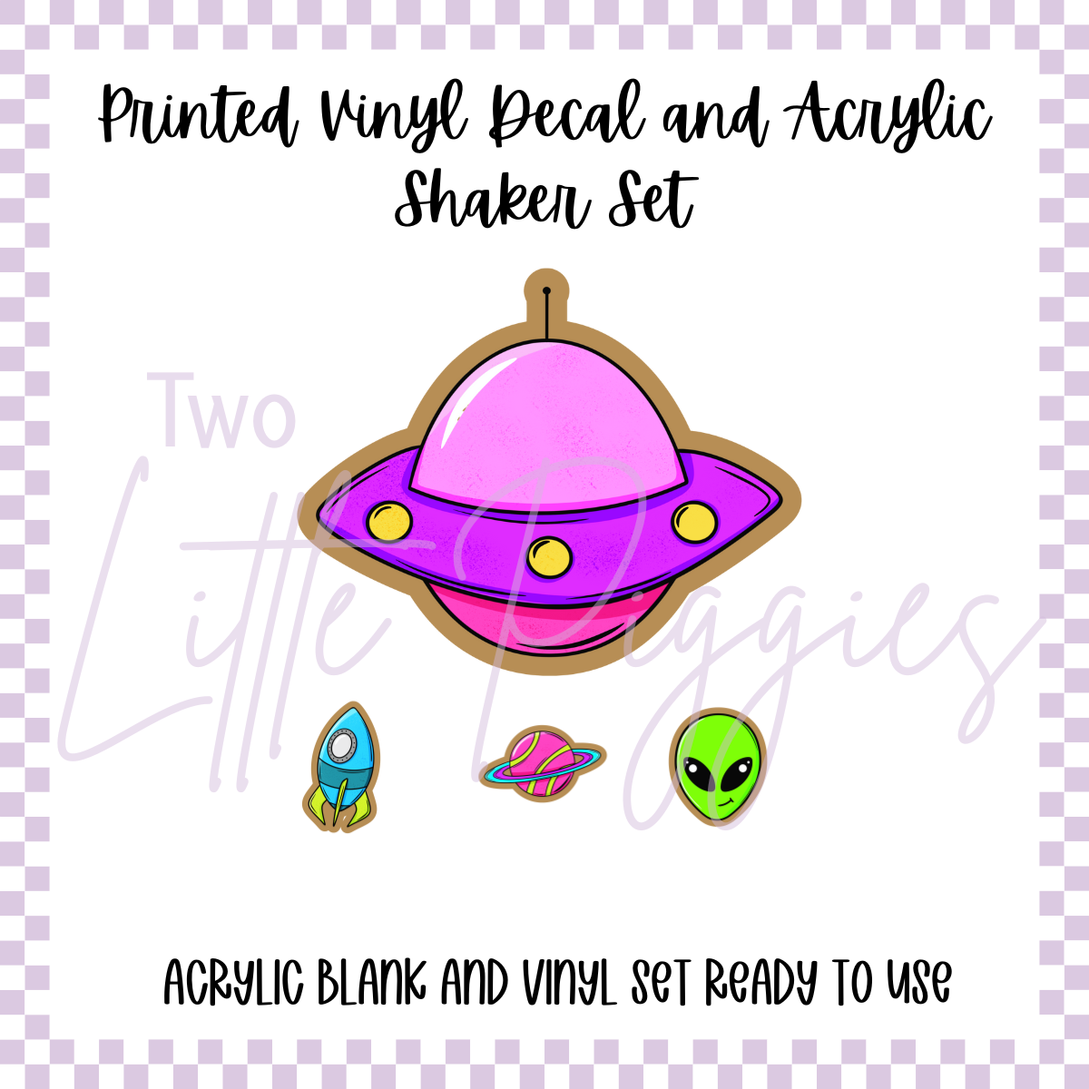 Acrylic Blank & Shaker Set - Out of this World