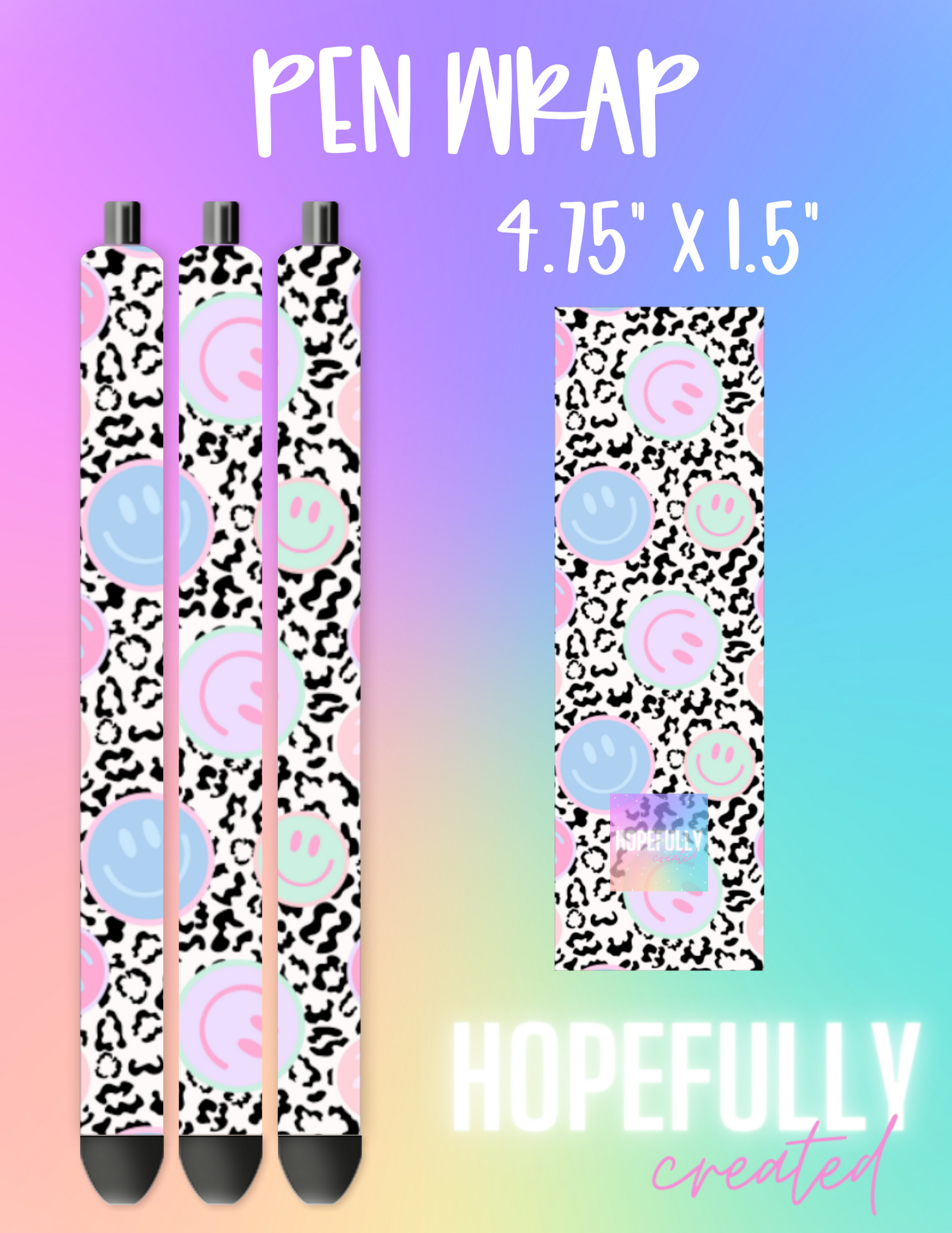 Smileys Pen Wrap-135