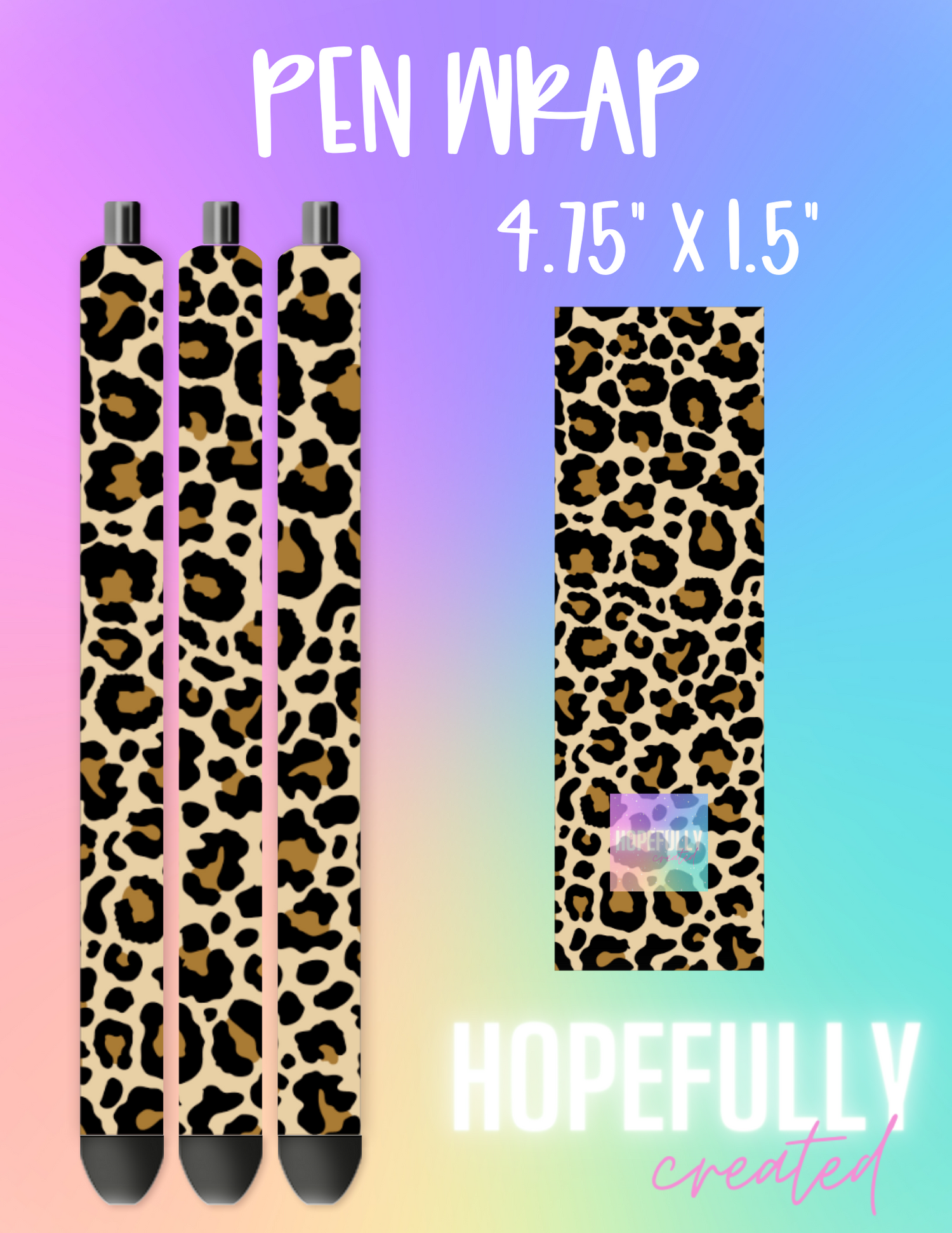Leopard Pen Wrap-165