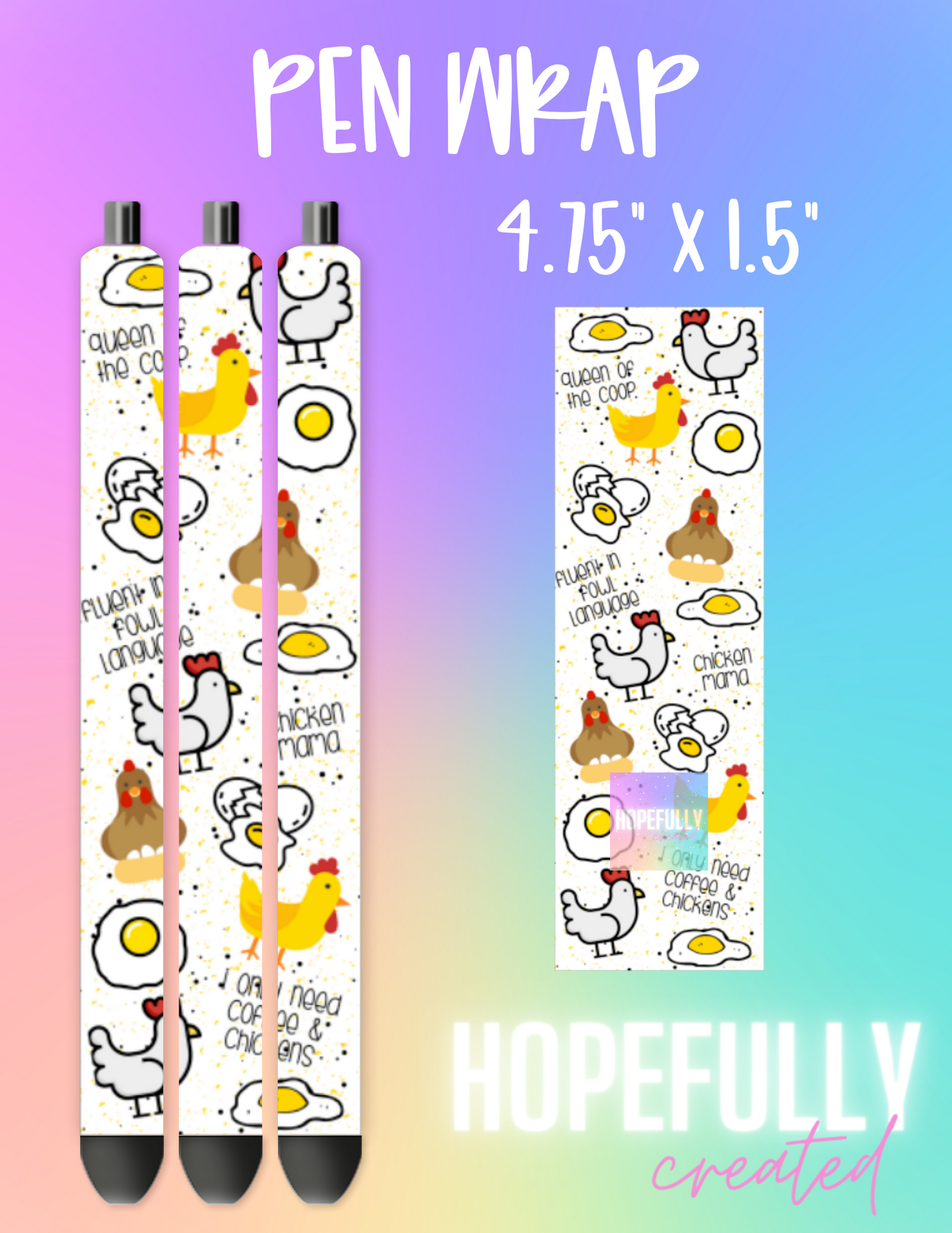 Chickens Pen Wrap-55