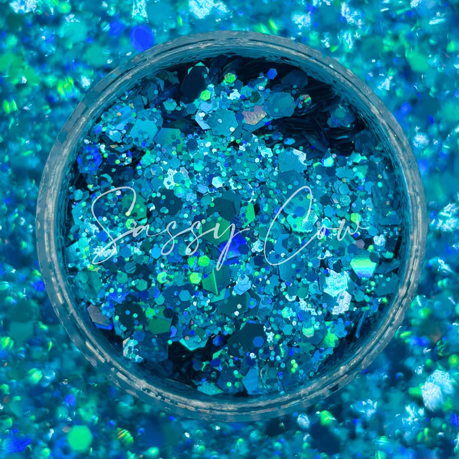 FLOUNDER - Chunky Super Holographic Glitter Mix