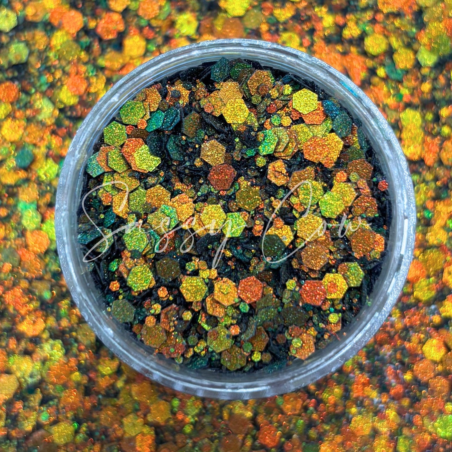 LAVEAU - Chunky Textured Color Shift Glitter Mix
