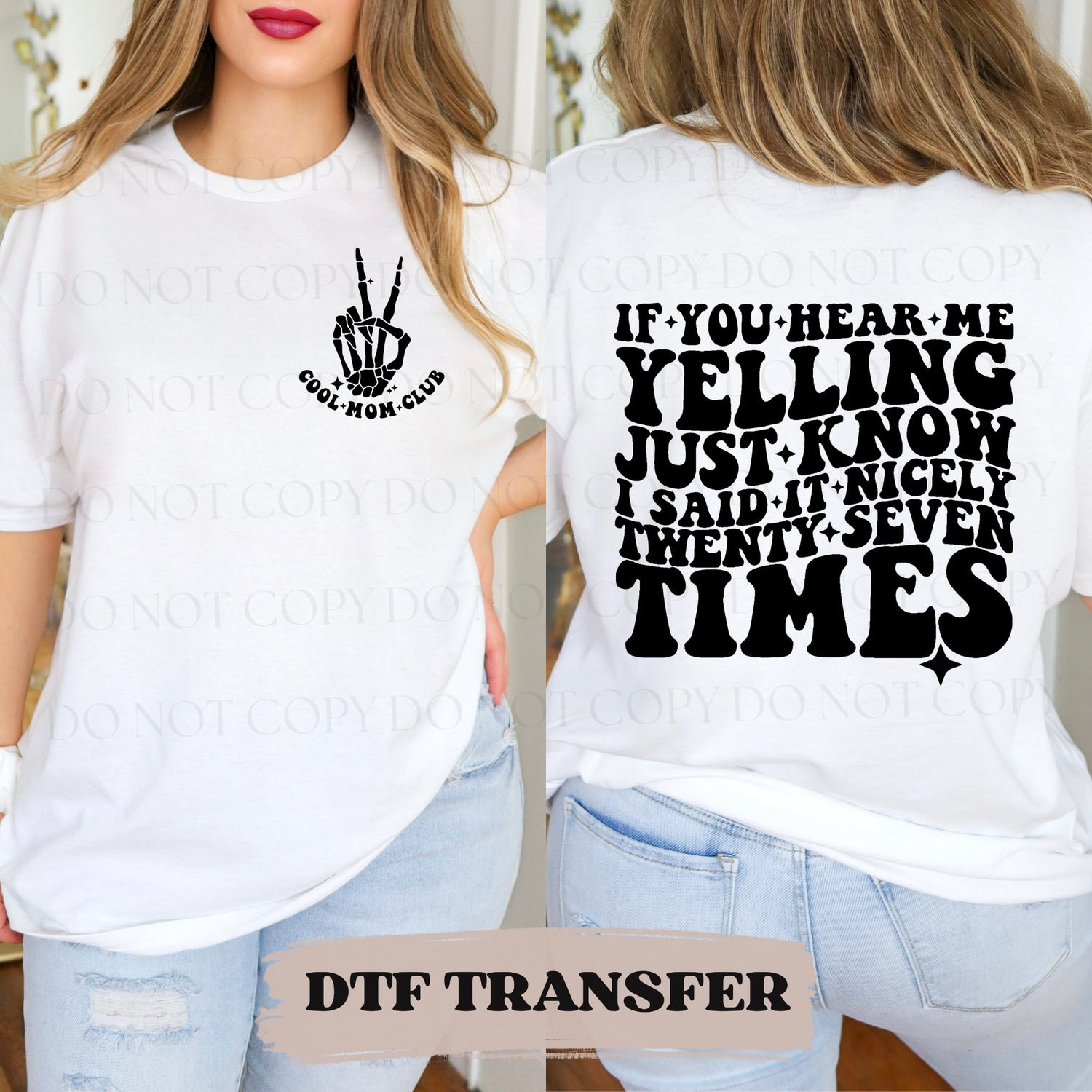 COOL MOM CLUB - DTF TRANSFER 0152