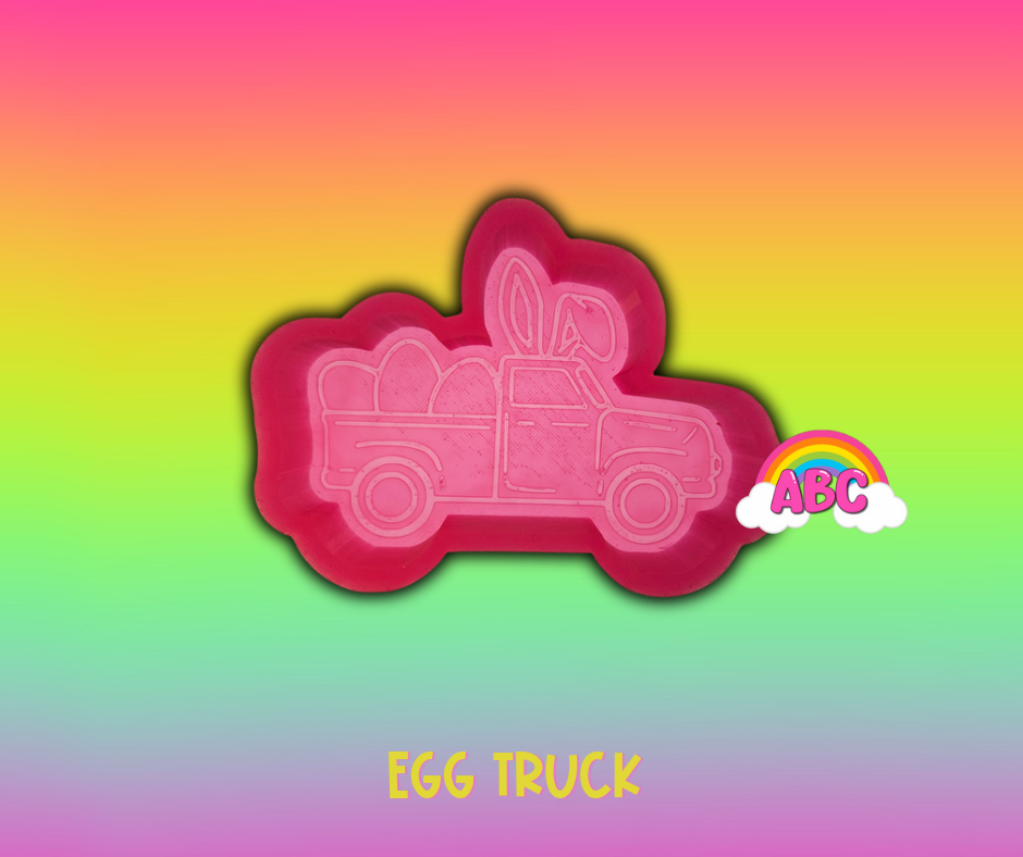 Easter Truck Silicone Mold