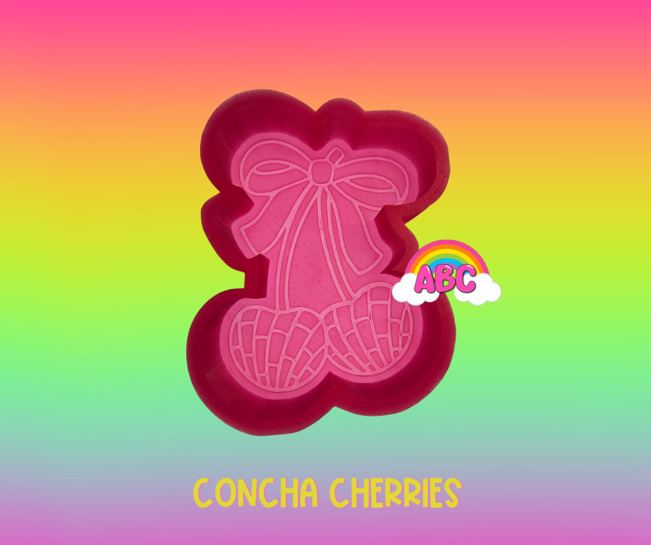 Concha Cherries silicone Freshie mold