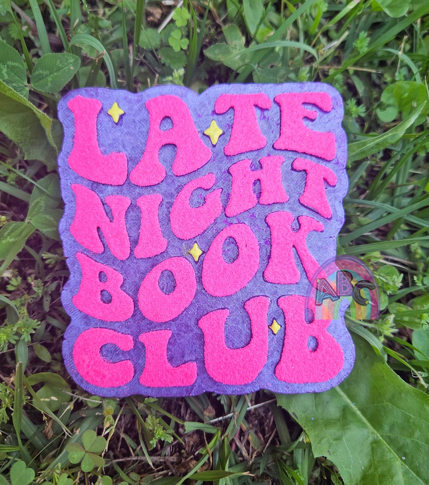 Late night book club silicone mold