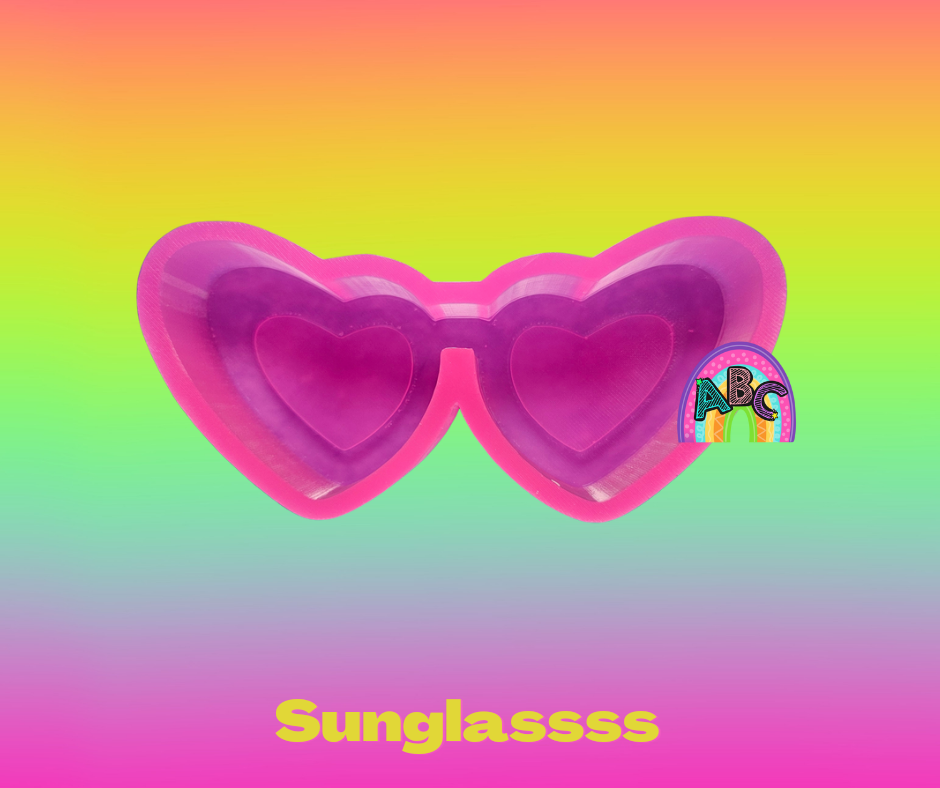 Heart Sunglasses silicone mold