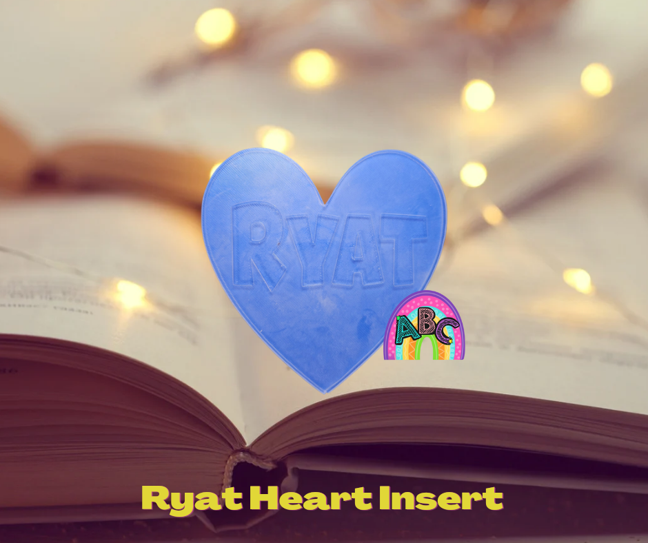 Heart Insert Listing - Bookish - Silicone Inserts