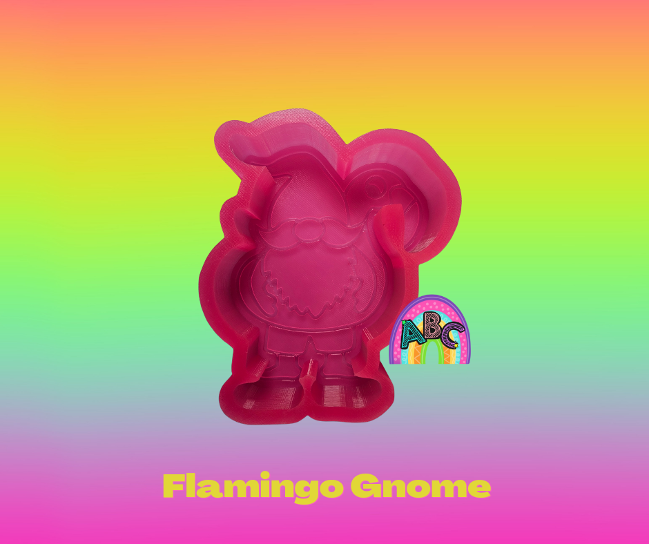 Flamingo Gnome silicone mold
