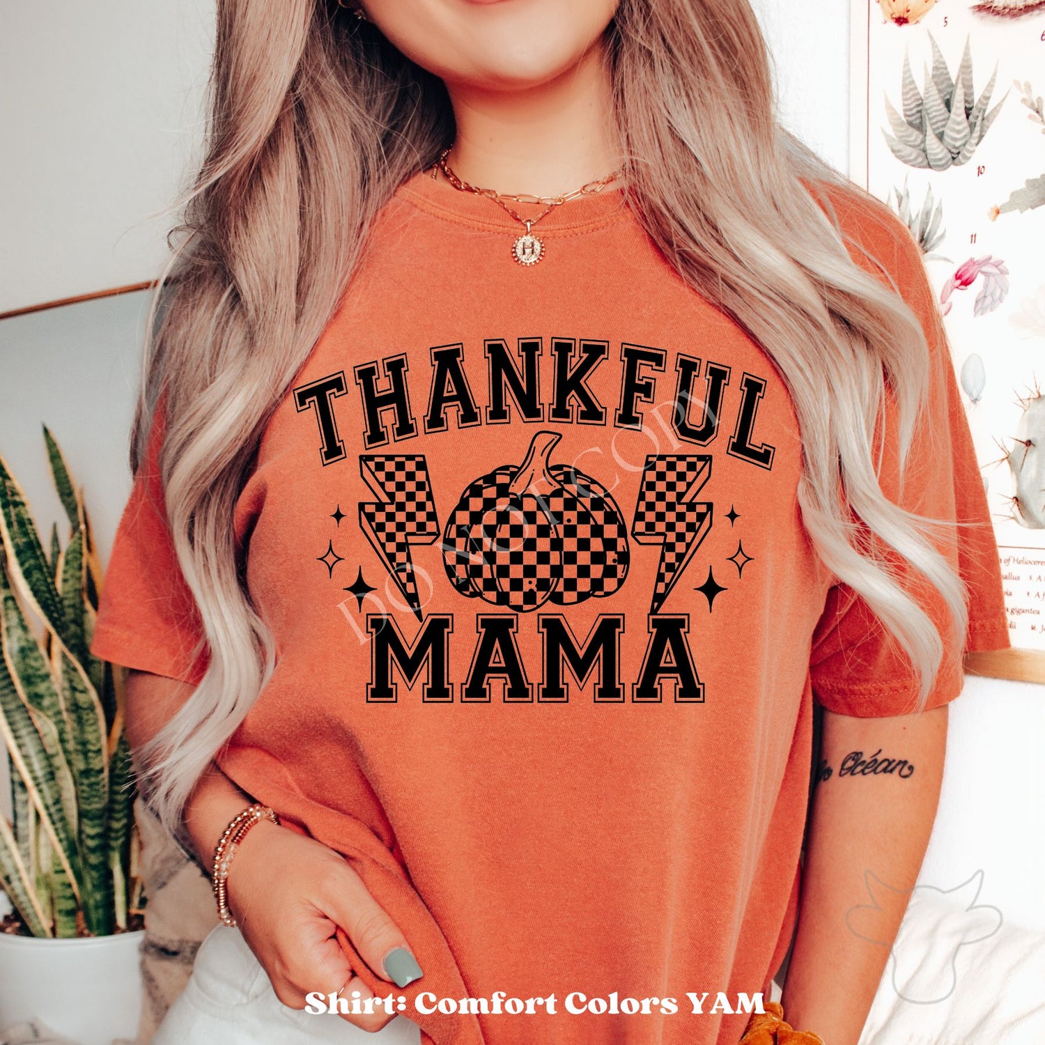 THANKFUL MAMA Regular DTF Transfer